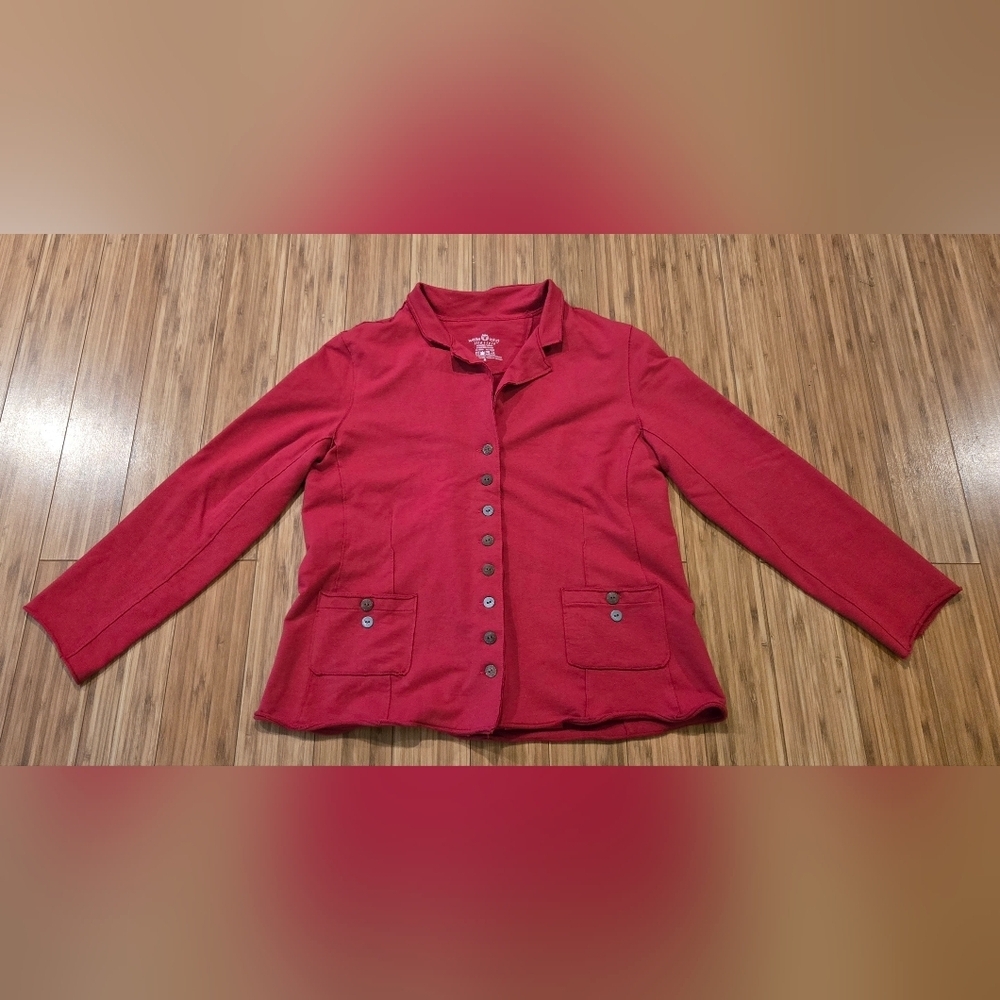 White Lotus Lifestyle Button-Up Jacket